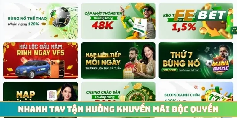 Nhanh tay tận hưởng khuyến mãi độc quyền giá trị tiền tỷ